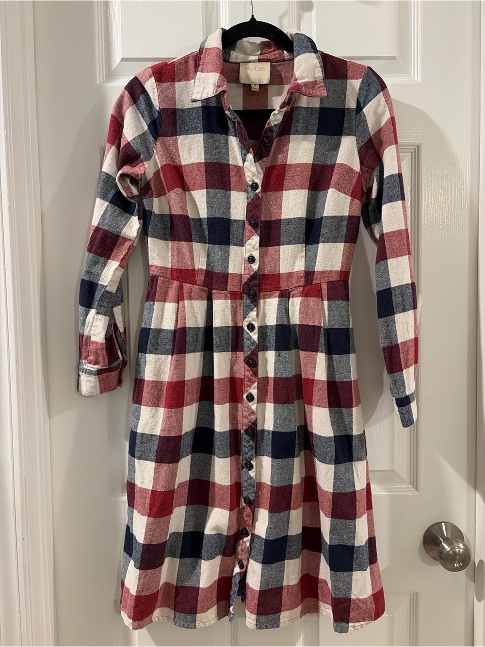 ModCloth Size Small Plaid Dress
